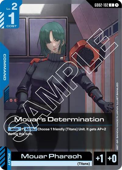 Mouar's Determination (GD02-102) - Dual Impact (C)