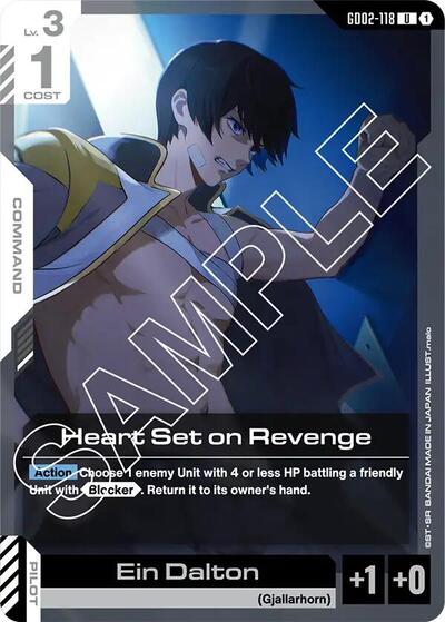 Heart Set on Revenge (GD02-118) - Dual Impact (UC)