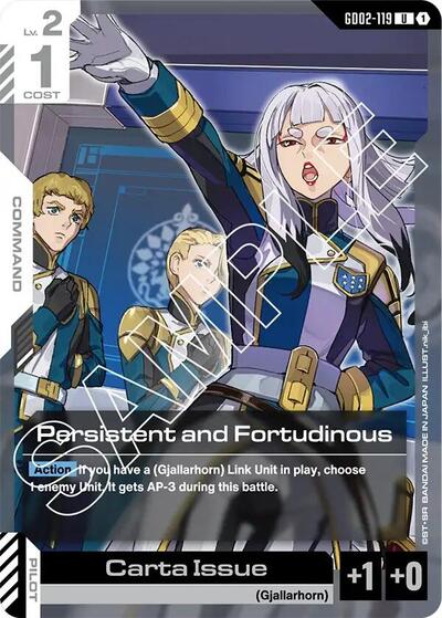 Persistent and Fortudinous (GD02-119) - Dual Impact (UC)