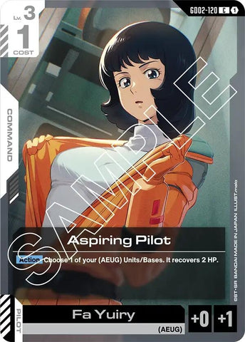 Image for Aspiring Pilot (GD02-120) (Dual Impact) - Gundam Card Game