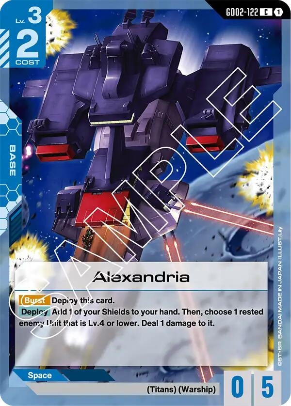 Image for Alexandria (GD02-122) (Dual Impact) - Gundam Card Game