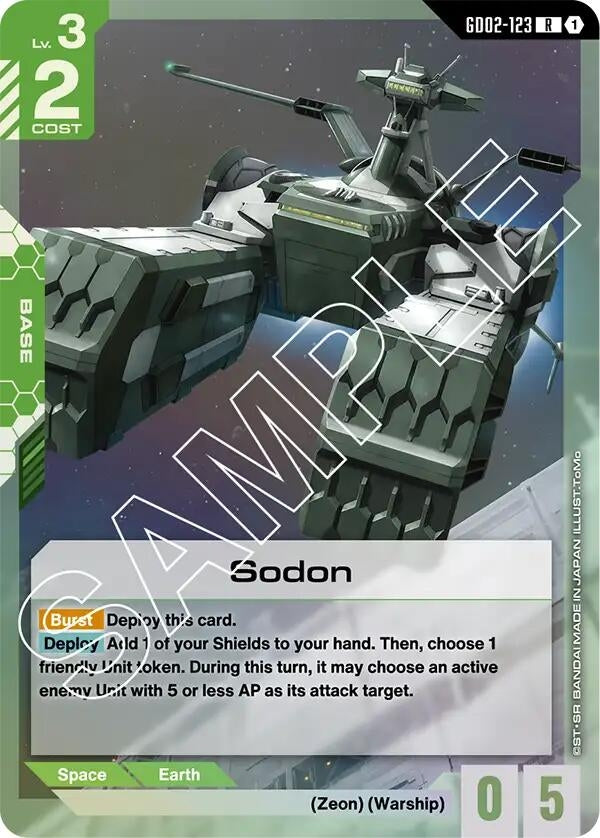 Image for Sodon (GD02-123) (Dual Impact) - Gundam Card Game