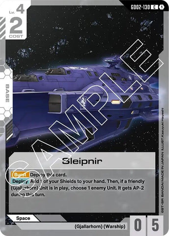 Image for Sleipnir (GD02-130) (Dual Impact) - Gundam Card Game