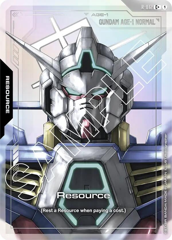 Image for Resource (R-012) (C+) (R-012) (Dual Impact) - Gundam Card Game