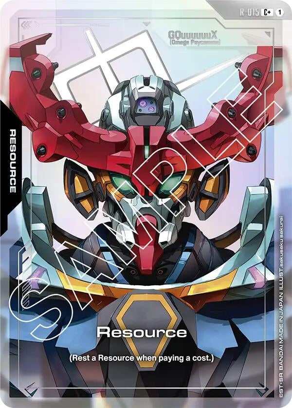 Image for Resource (R-015) (C+) (R-015) (Dual Impact) - Gundam Card Game