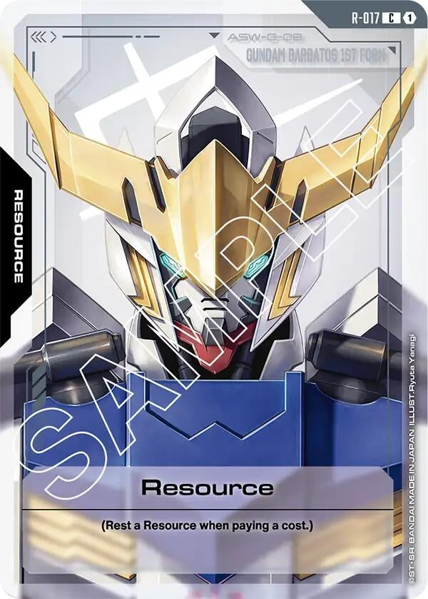 Image for Resource (R-017) (R-017) (Dual Impact) - Gundam Card Game