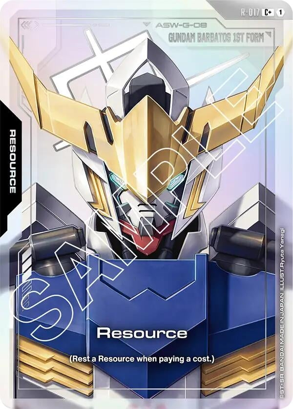 Image for Resource (R-017) (C+) (R-017) (Dual Impact) - Gundam Card Game