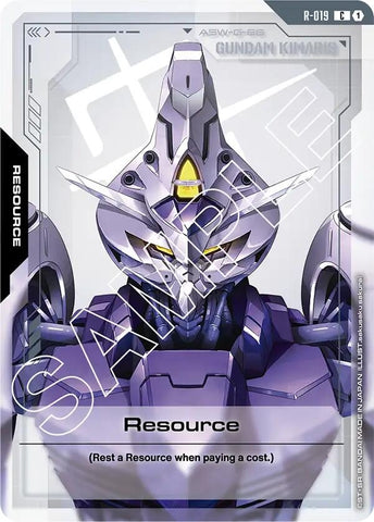 Image for Resource (R-019) (R-019) (Dual Impact) - Gundam Card Game