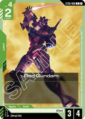 Image for Red Gundam (Boost Kit 01) (ST06-006) - Gundam Card Game