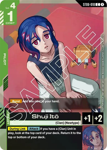 Image for Shuji Ito (Store Tournament Participant Pack 02) (ST06-010) - Gundam Card Game