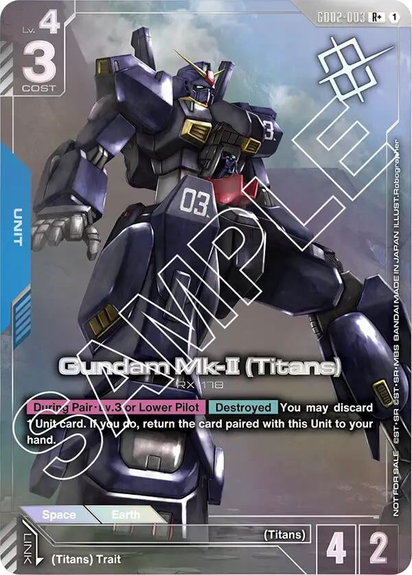 Image for Gundam Mk-II (Titans) (Store Tournament Winner Pack 02) (GD02-003) - Gundam Card Game