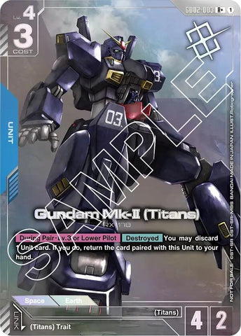 Image for Gundam Mk-II (Titans) (Store Tournament Winner Pack 02) (GD02-003) - Gundam Card Game