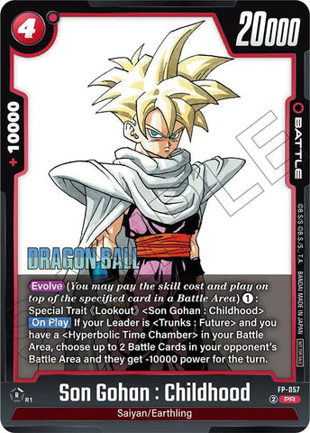 Son Gohan : Childhood (FP-057) [Fusion World Tournament Cards]