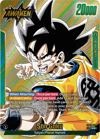 Son Goku (SB02-033) (Gold) [Manga Booster 02]