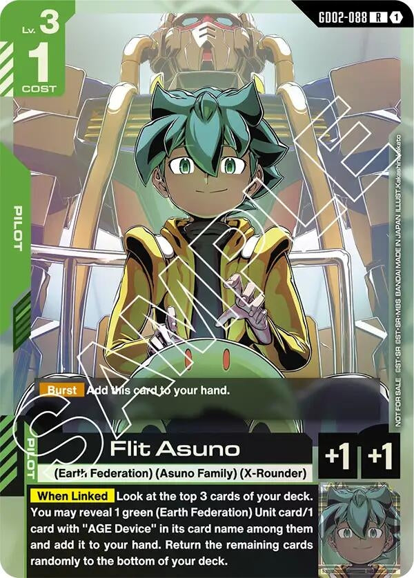 Image for Flit Asuno (GD02 Release Event) (GD02-088) - Gundam Card Game