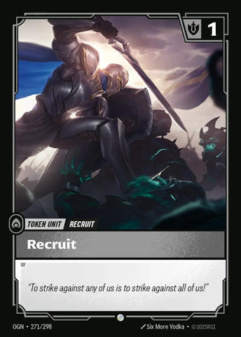 Image for Recruit (271) // Buff (271/298) (OGN) - Riftbound: League of Legends Trading Card Game
