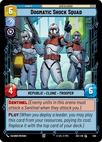 Dogmatic Shock Squad (546) (Foil) (546) [Secrets of Power]
