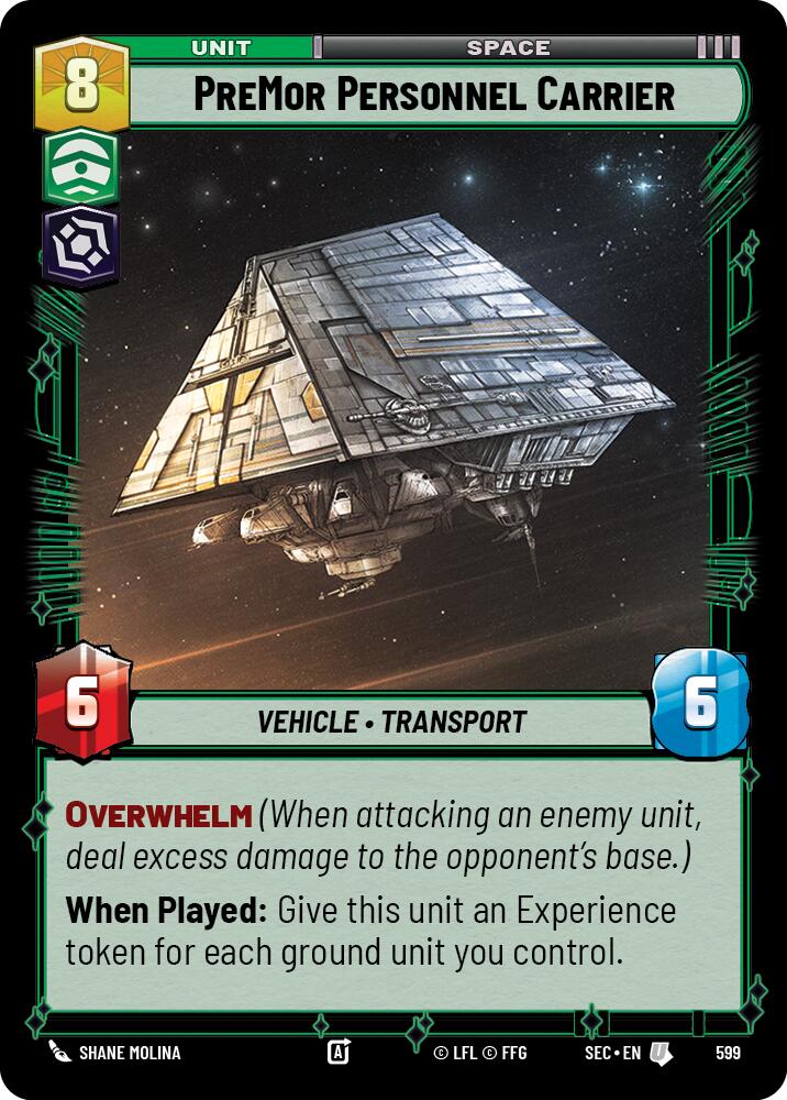PreMor Personnel Carrier (599) (Foil) (599) [Secrets of Power]