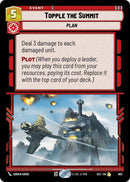 Topple the Summit (693) (Foil) (693) [Secrets of Power]