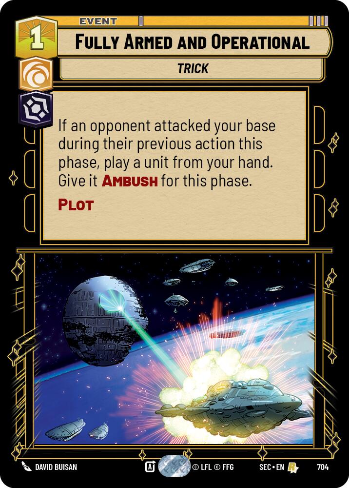 Fully Armed and Operational (704) (Foil) (704) [Secrets of Power]