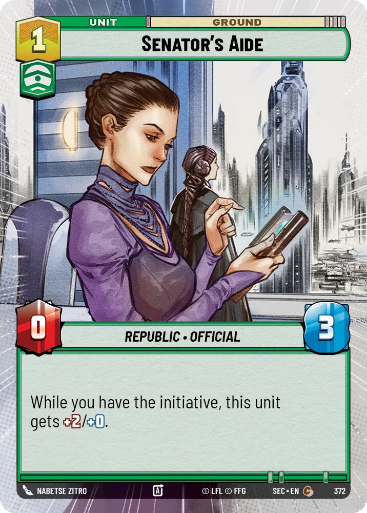 Senator's Aide (372) (Hyperspace) (372) [Secrets of Power]