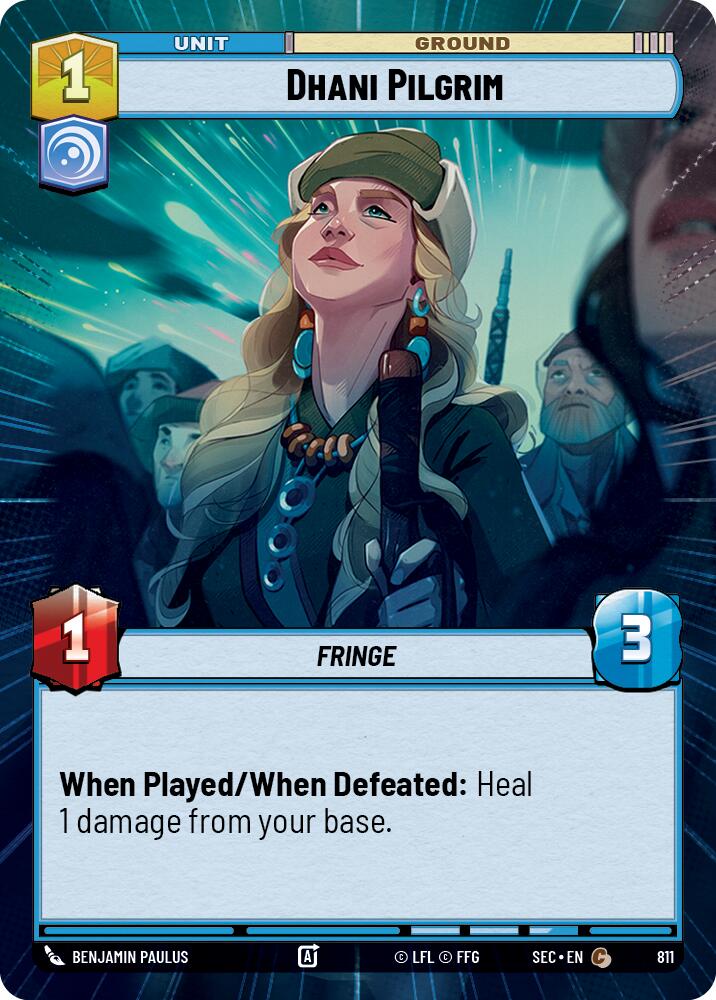 Dhani Pilgrim (811) (Hyperspace Foil) (811) [Secrets of Power]