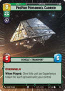 PreMor Personnel Carrier (845) (Hyperspace Foil) (845) [Secrets of Power]