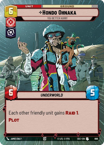 Hondo Ohnaka - You Better Hurry (Hyperspace Foil) (896) (896) [Secrets of Power]