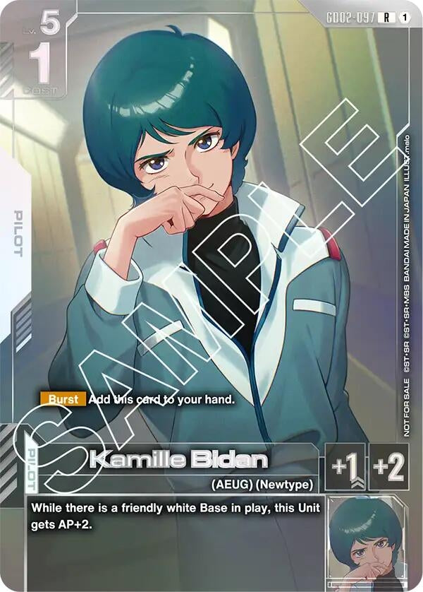 Image for Kamille Bidan (Newtype Challenge 2025 Mission 2) (GD02-097) - Gundam Card Game