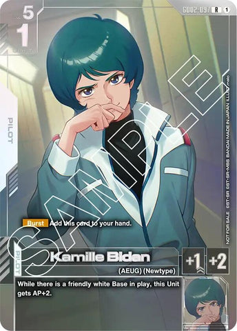 Image for Kamille Bidan (Newtype Challenge 2025 Mission 2) (GD02-097) - Gundam Card Game