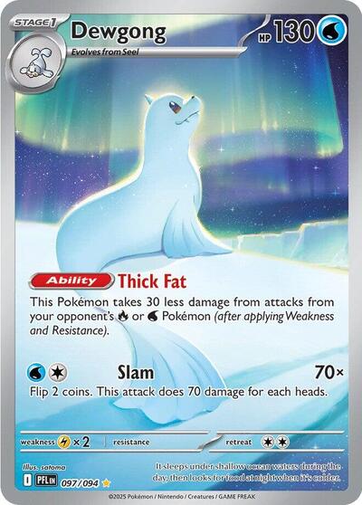 Dewgong - (097/094) - ME02: Phantasmal Flames - (Illustration Rare)