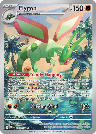 Flygon - (101/094) - ME02: Phantasmal Flames - (Illustration Rare)