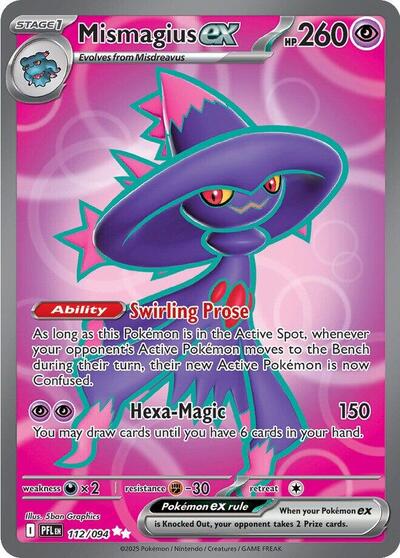 Mismagius ex - (112/094) - ME02: Phantasmal Flames - (Ultra Rare)