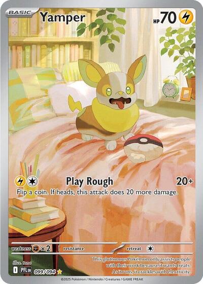 Yamper - (099/094) - ME02: Phantasmal Flames - (Illustration Rare)