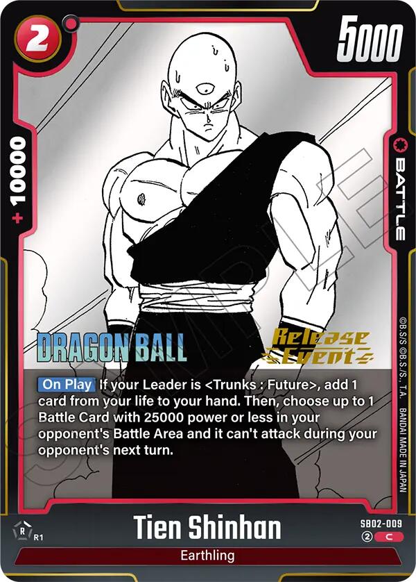 Tien Shinhan [Manga Booster 02 Release Event Cards]