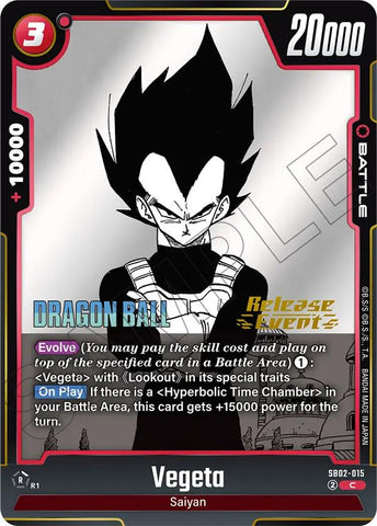 Vegeta (SB02-015) [Manga Booster 02 Release Event Cards]