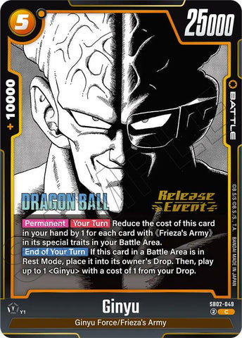 Ginyu (SB02-049) [Manga Booster 02 Release Event Cards]