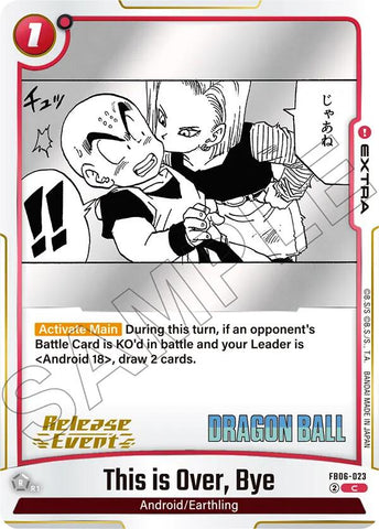 This is Over, Bye [Manga Booster 02 Release Event Cards]