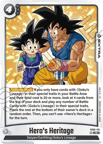 Hero's Heritage [Saiyan's Pride]