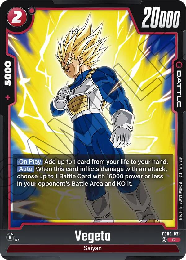 Vegeta (FB08-021) [Saiyan's Pride]