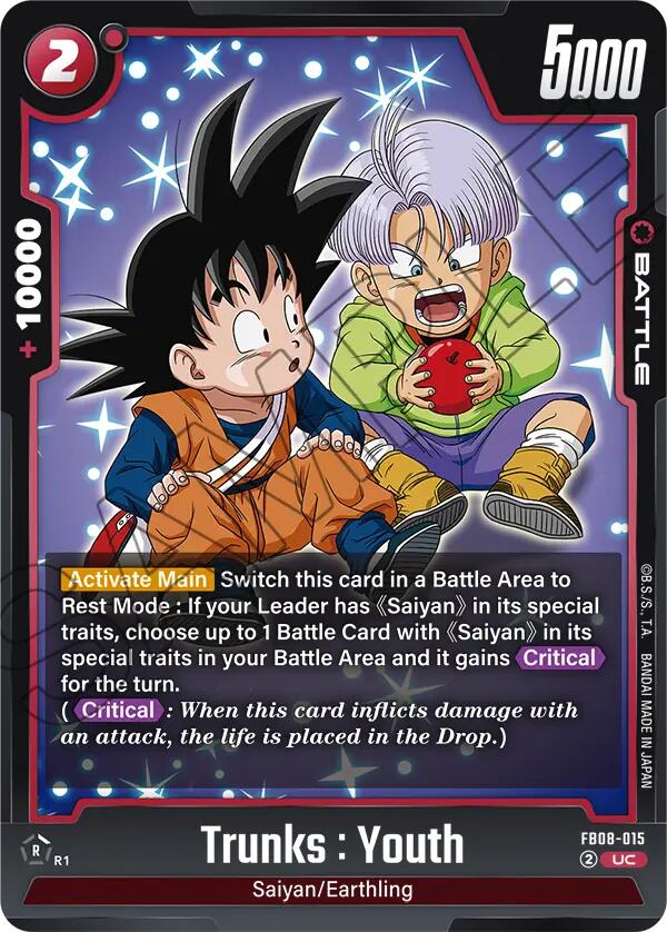 Trunks : Youth (FB08-015) [Saiyan's Pride]