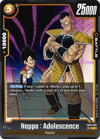 Nappa : Adolescence [Saiyan's Pride]
