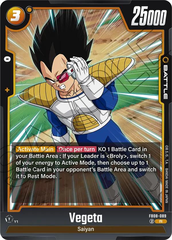 Vegeta (FB08-089) [Saiyan's Pride]
