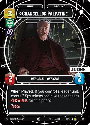 Chancellor Palpatine - I Am the Senate (63) (63) [Judge Promos]