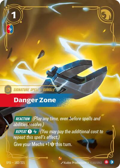 Danger Zone (182/221) (Spiritforged) (Epic)
