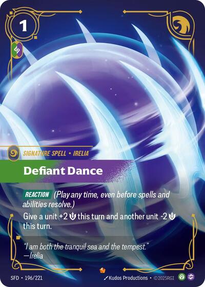 Defiant Dance (196/221) (Spiritforged) (Epic)