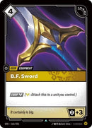 Image for B.F. Sword (161/221) (Spiritforged) - Riftbound: League of Legends Trading Card Game