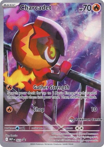 Charcadet (Pokemon Center Exclusive) - (022) - ME: Mega Evolution Promo - (Promo)