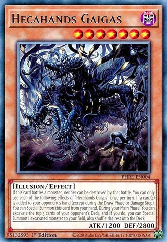 Image for Hecahands Gaigas (PHRE-EN004) (Phantom Revenge) - YuGiOh