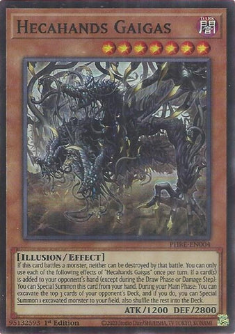 Image for Hecahands Gaigas (Super Rare) (PHRE-EN004) (Phantom Revenge) - YuGiOh